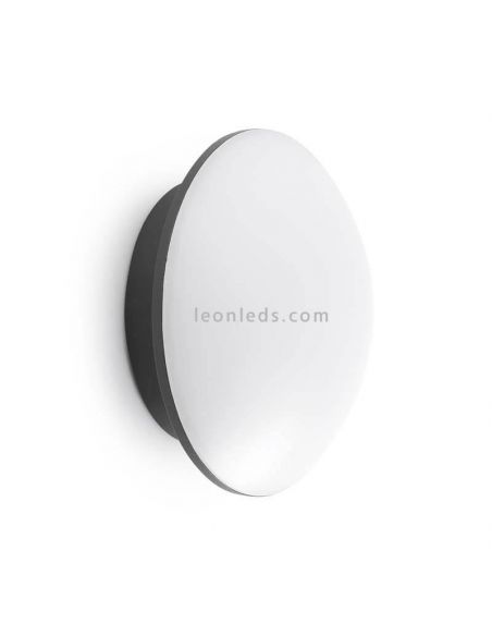 Aplique Plafón LED moderno para exterior gris oscuro Faro Barcelona | LeonLeds Iluminación