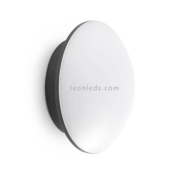 Aplique Plafón LED moderno para exterior gris oscuro Faro Barcelona | LeonLeds Iluminación