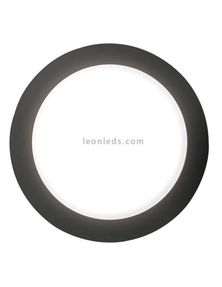 Piro M LED Black aplique de parede para uso externo | leonleds