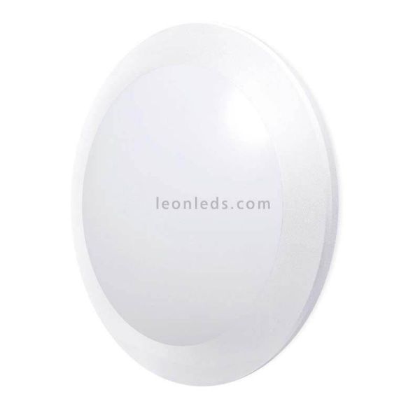 Piro M LED Applique murale d'extérieur blanche | leonleds