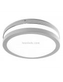 Plafón LED exterior gris y antracita Tornado Dopo Lighting | LeonLeds Iluminación
