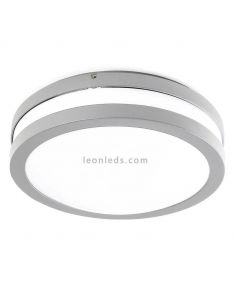 Plafón LED exterior gris y antracita Tornado Dopo Lighting | LeonLeds Iluminación