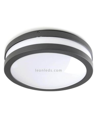 Plafón LED exterior pared y techo Tornado Dopo Lighting | LeonLeds Iluminación