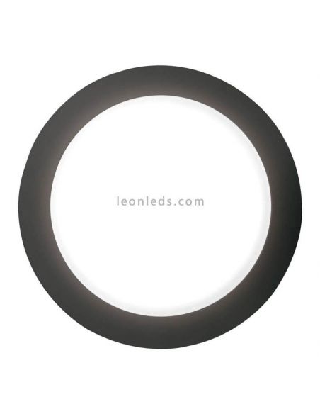 Aplique Piro L LED Negro para exterior | LeonLeds