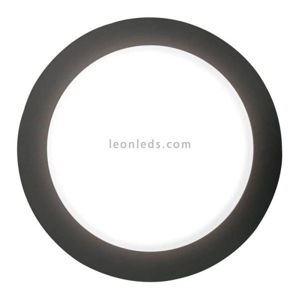 Piro L LED Black aplique de parede para uso externo | leonleds