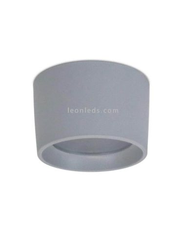 Plafón LED moderno exterior Mist IP55 gris Dopo Lighting | LeonLeds Iluminación