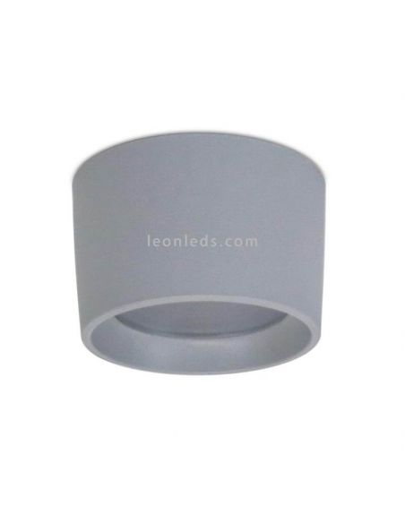Plafón LED moderno exterior Mist IP55 gris Dopo Lighting | LeonLeds Iluminación