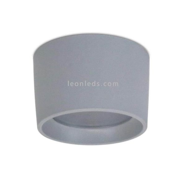 Plafón LED moderno exterior Mist IP55 gris Dopo Lighting | LeonLeds Iluminación
