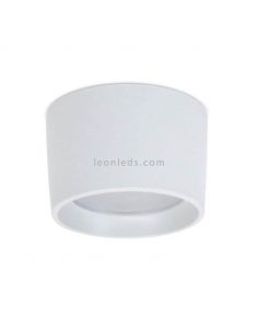 Plafonnier LED d'extérieur moderne Mist IP55 blanc Dopo Lighting | Éclairage LeonLeds
