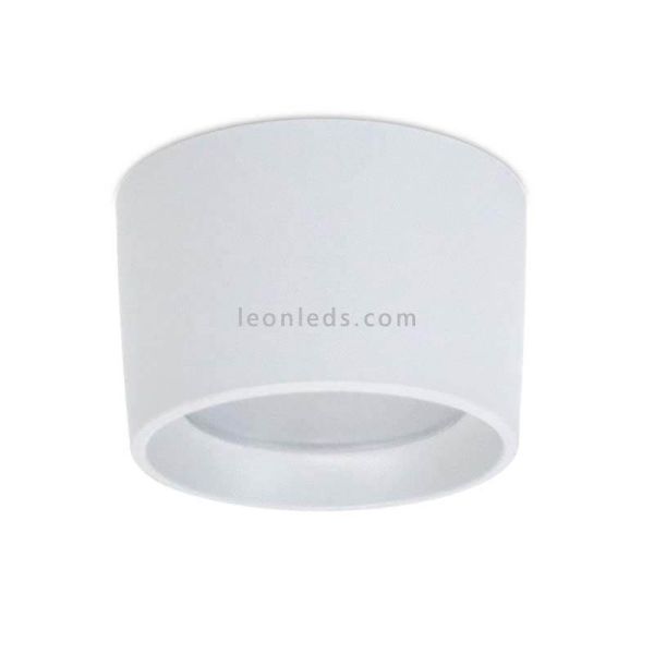 Plafón LED moderno exterior Mist IP55 blanco Dopo Lighting | LeonLeds Iluminación