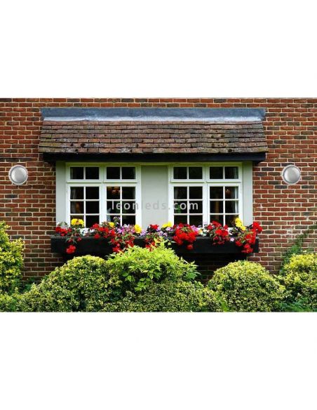 Aplique FAR Round Blanco para exterior | LeonLeds