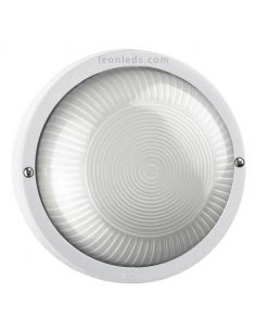 Aplique FAR Round Blanco para exterior estilo clásico | LeonLeds
