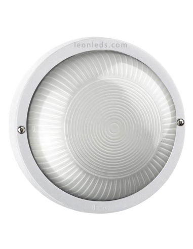 Arandela FAR Round White estilo clássico para exterior | leonleds