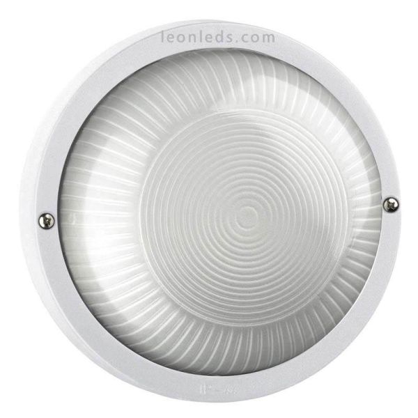 Aplique FAR Round Blanco para exterior estilo clásico | LeonLeds