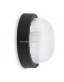 Applique FAR Round Noir pour l'extérieur | leonleds