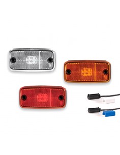 Luzes LED quadradas com suporte ou sem suporte de posição ou folga lateral, dianteira ou traseira | LeonLeds Ilumina 2