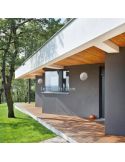 Aplique exterior Alba D340 para pared o techo Cristher Lighting | LeonLeds Iluminación