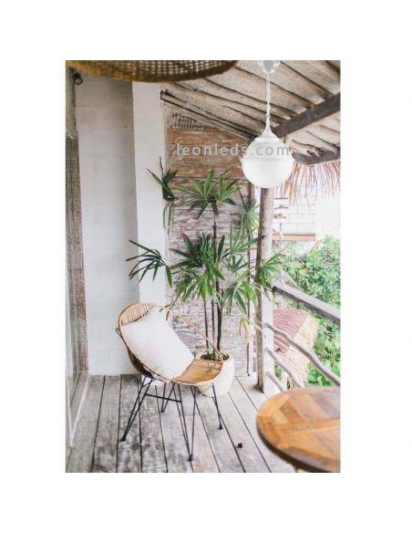 Candeeiro de teto exterior estilo clássico Clic-Clac Globo C | leonleds