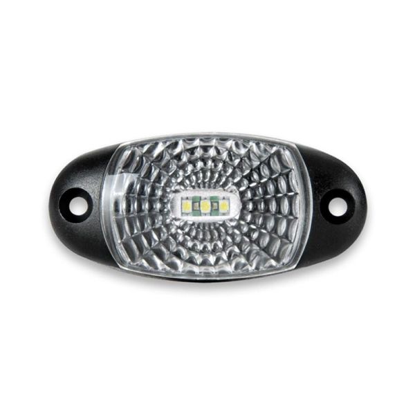 Luz de posição LED oval Fristom FT025 LED FT-025 Branco Vermelho Laranja reflexivo | leonleds