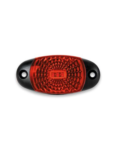 Feu de position ovale à LED Fristom FT025 LED FT-025 Blanc Rouge Orange réfléchissant | leonleds
