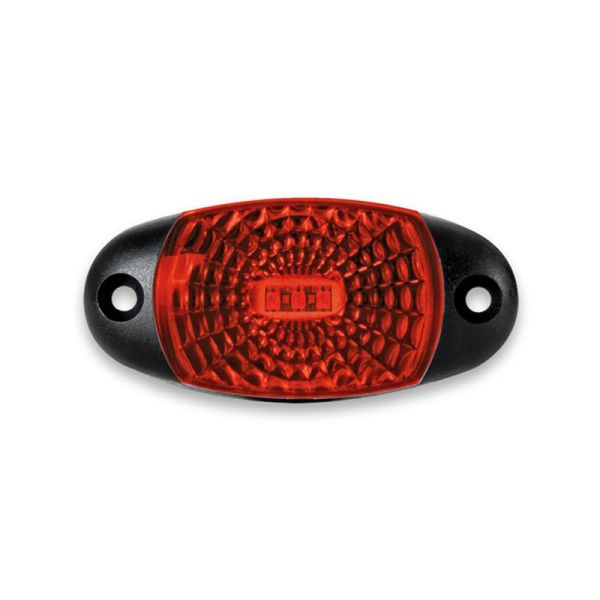 Feu de position ovale à LED Fristom FT025 LED FT-025 Blanc Rouge Orange réfléchissant | leonleds