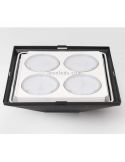 Aplique/Plafón LED exterior Cayu multifunción  4xGX53 Dopo Lighting | LeonLeds Iluminación