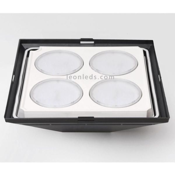 Aplique/Plafón LED exterior Cayu multifunción  4xGX53 Dopo Lighting | LeonLeds Iluminación