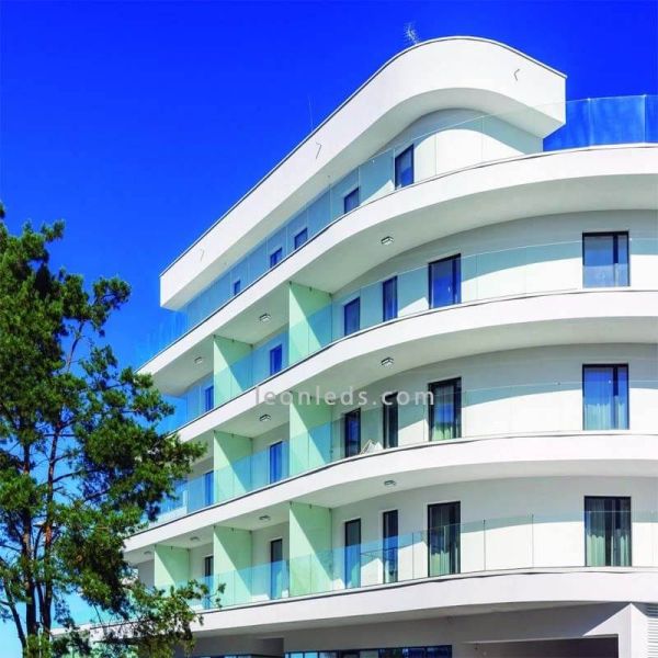 Candeeiro de parede exterior cinzento escuro Bachelor Mantra ambient | Leon Iluminação LED