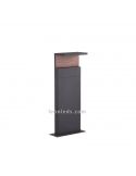 Baliza M LED exterior aluminio Ruka Mantra | LeonLeds Iluminación