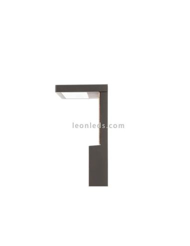 Baliza M LED exterior aluminio gris oscuro Ruka Mantra | LeonLeds Iluminación