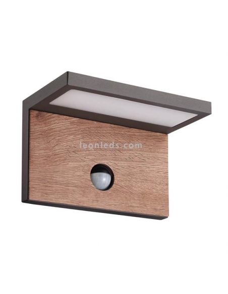 Aplique LED exterior sensor de movimiento Ruka Mantra | LeonLeds Iluminación