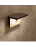 Aplique LED exterior gris oscuro Ruka Mantra | LeonLeds Iluminación