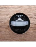 Aplique LED exterior detalle del sensor de movimiento Ruka gris oscuro Mantra | LeonLeds Iluminación