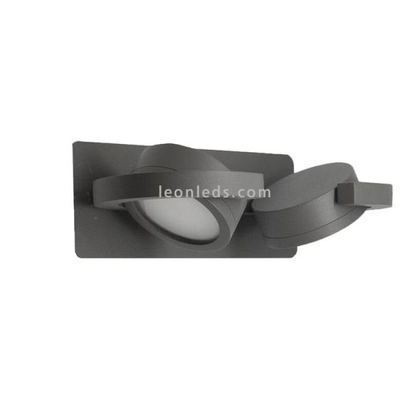 Aplique Exterior orientable 2 luces Iguazu de Mantra | LeonLeds