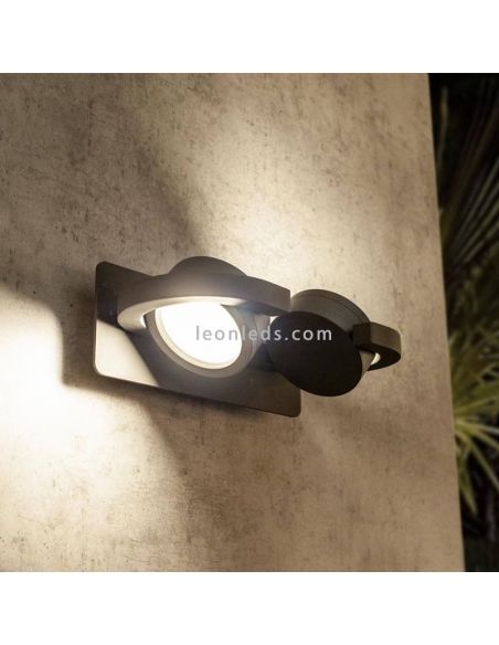 Candeeiro de parede exterior ajustável Iguazu by Mantra | leonleds