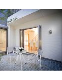 Aplique Exterior orientable gris 2 luces Iguazu de Mantra | LeonLeds
