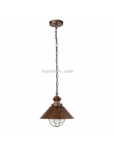 Lámpara colgante Nautica exterior rustica Faro Barcelona | LeonLeds Iluminación