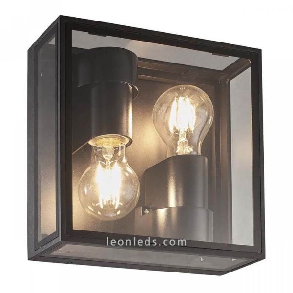 Aplique Exterior cuadrado Verbier de Mantra | LeonLeds