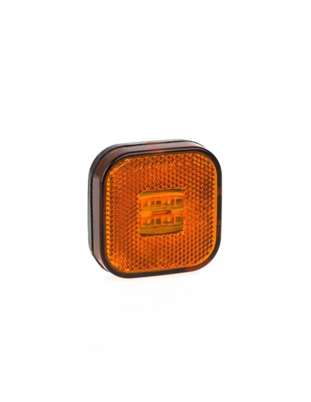 Piloto de posición o Galibo LED Reflectante Fristom FT027 FT-027 Cuadrado Ambar Blanco Rojo | LeonLeds