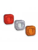 Piloto de posición o Galibo LED Reflectante Fristom FT027 FT-027 Cuadrado Ambar Blanco Rojo | LeonLeds
