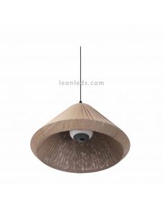 Lámpara colgante exterior marrón Saigon  pantalla hole cap Faro Barcelona | LeonLeds Iluminación