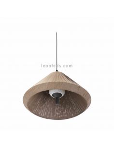Lámpara colgante exterior marrón Saigon  pantalla hole cap Faro Barcelona | LeonLeds Iluminación 2