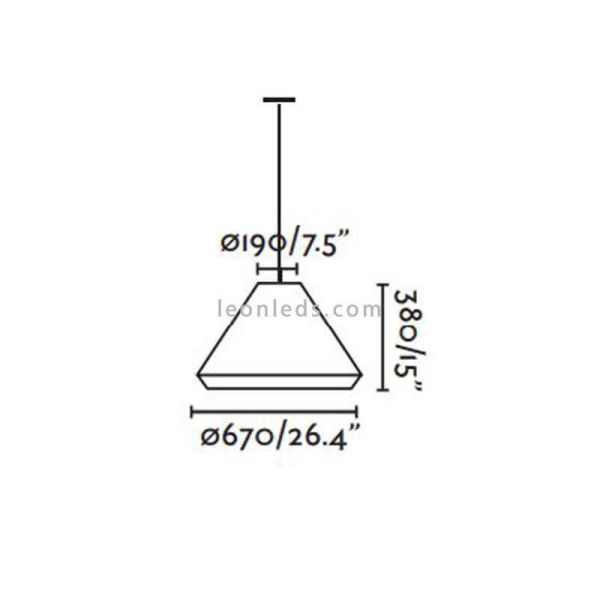 Lampe suspendue d'extérieur Saigon...
