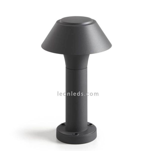 Balde de farol LED antracite H300 ao ar livre | Luminária de chão em alumínio | Leon Iluminação LED