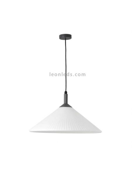 Lámpara colgante exterior Saigon R55 blanco mate Faro Barcelona | LeonLeds Iluminación