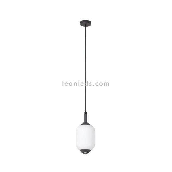 Lámpara colgante exterior Saigon R17 blanco mate Faro Barcelona | LeonLeds Iluminación