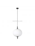 Lámpara colgante exterior Saigon R45 globo blanco mate Faro Barcelona | LeonLeds Iluminación