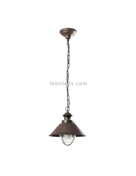 Lámpara techo exterior Nautica rústica Faro Barcelona | LeonLeds Iluminación