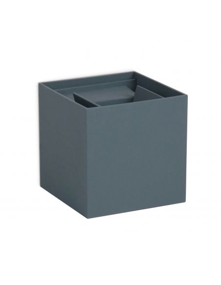 Arandela quadrada cinza ao ar livre Beam | LeónIluminação Leds | para estradas exteriores