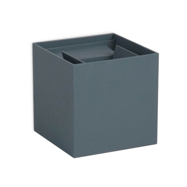 Aplique Beam de pared exterior gris cuadrado | LeónLeds Iluminación | para caminos exteriores